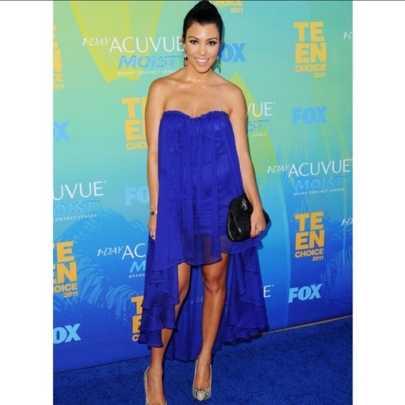 Ethereal high low chiffon dress - Picture 1 of 3